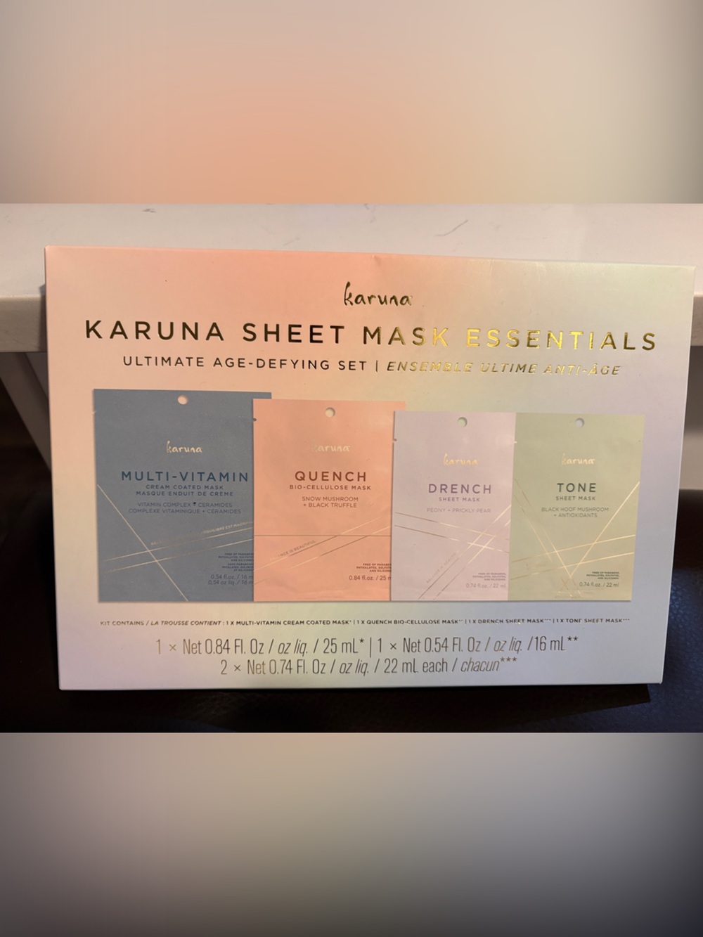 Karuna Sheet Mask Essentials - Pink Multi-Pack Hydrating Face Masks
